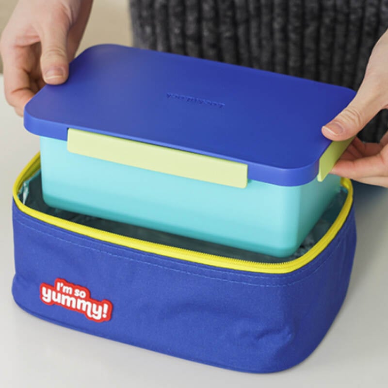 Hộp giữ nhiệt LocknLock Yummy Lunch Box 1450ml - 3 Màu (xanh, hồng, vàng) - LHC8044 image number null